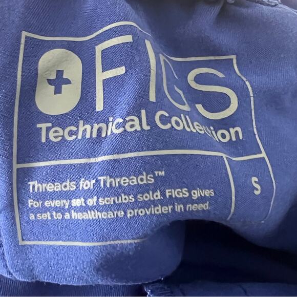 Figs | Technical Collection Blue Skinny Yola Scrub Pants Small TW2000 1171 - Picture 7 of 7